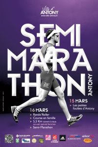 26e semi-marathon d'Antony. Le dimanche 16 mars 2014 à ANTONY. Hauts-de-Seine. 